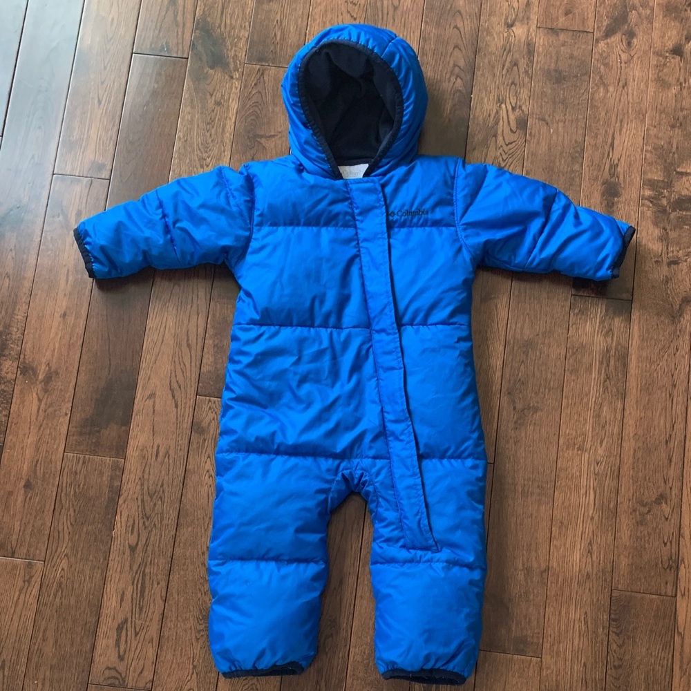 Columbia Down Bunting Onesie Snowsuit Baby 12 - 18 months